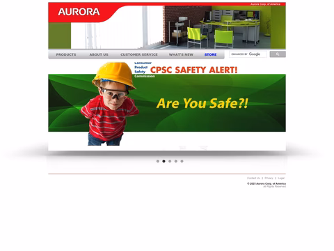 Aurora-Corporation Homepage 1440px