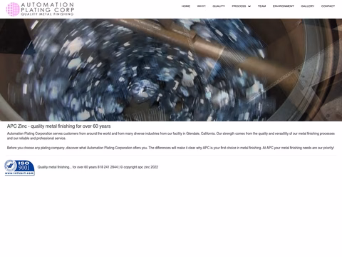 Automation-Plating-Corporation Homepage 1440px