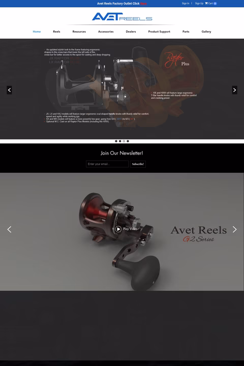 Avet-Industries Homepage 1440px