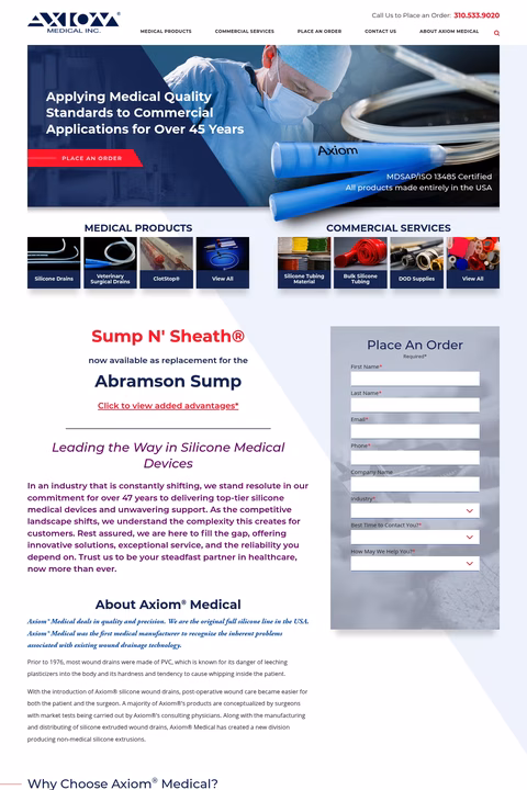 Axiom-Medical Homepage 1440px