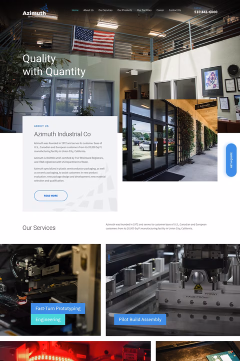 Azimuth-Industrial-Company Homepage 1440px