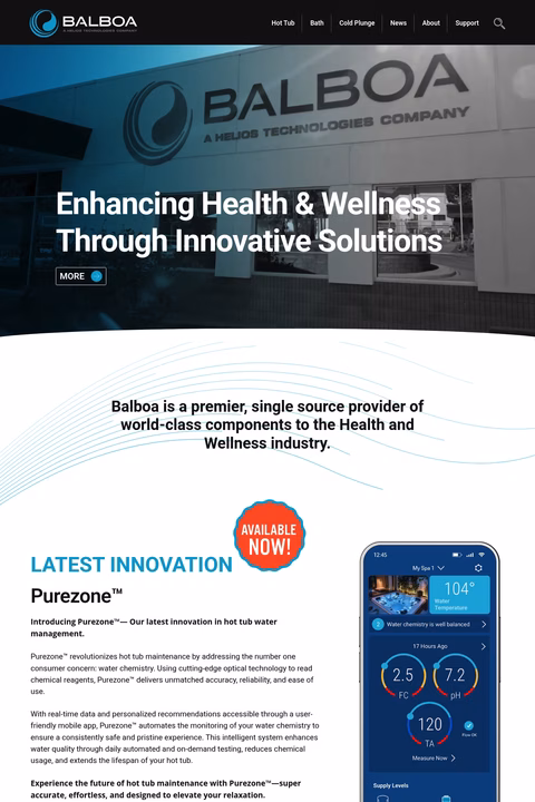 Balboa-Water-Group Homepage 1440px