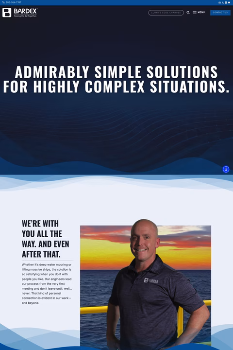 Bardex-Corporation Homepage 1440px