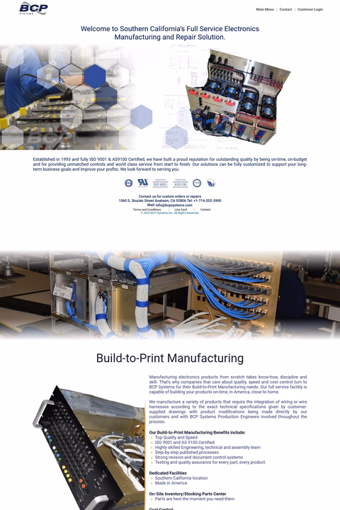 Bcp-Systems Homepage 1440px