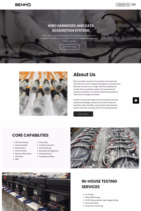 Benmo Homepage 1440px