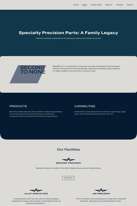 Beranek-Inc Homepage 1440px