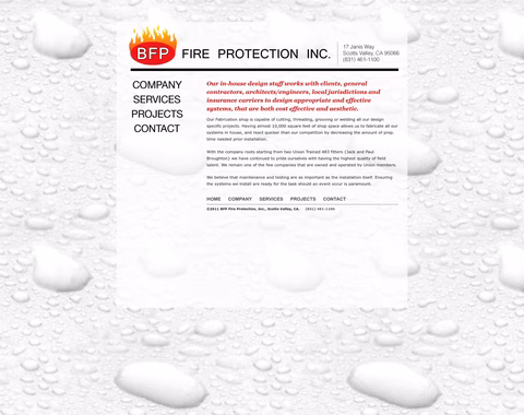 Bfp-Fire-Protection Homepage 1440px