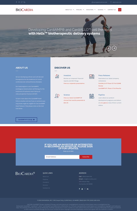 Biocardia Homepage 1440px
