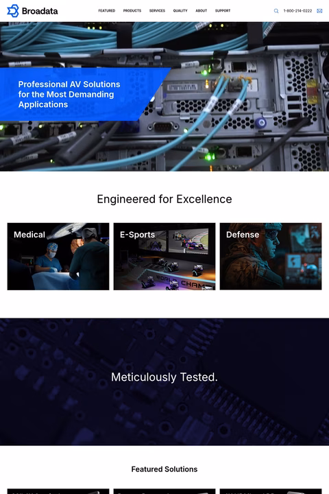 Broad-Data Homepage 1440px