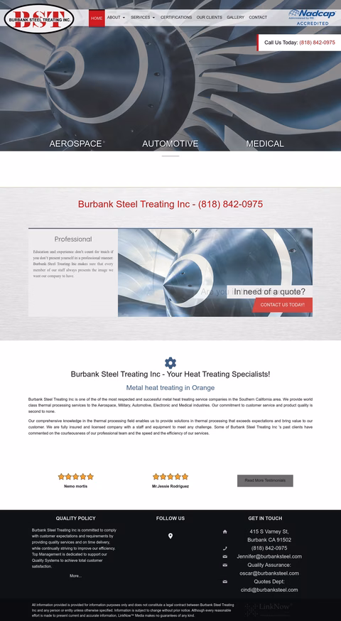 Burbank-Steel-Treating-Inc Homepage 1440px
