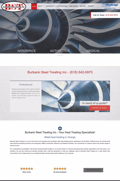 Burbank-Steel-Treating-Inc Homepage 1440px