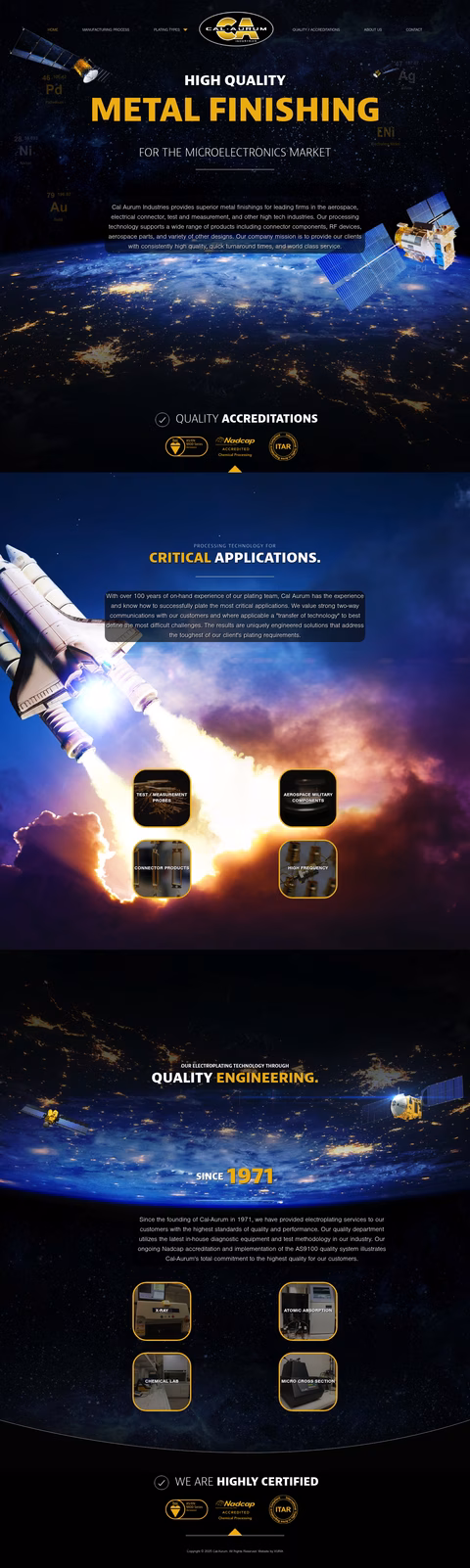 Cal-Aurum-Industries Homepage 1440px