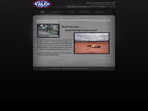 Calco-Fence-Inc Homepage 1440px