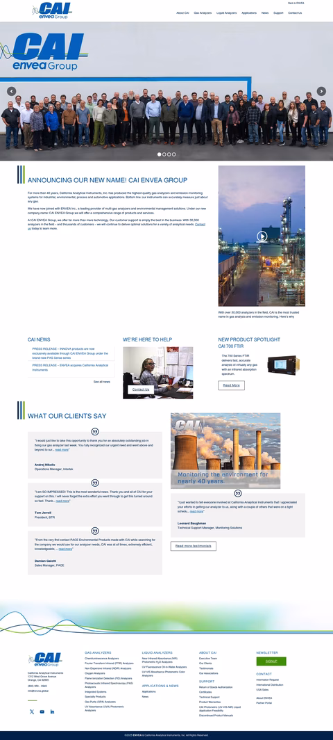 California-Analytical-Instruments Homepage 1440px