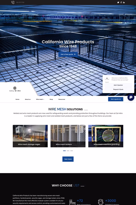 California-Wire-Products Homepage 1440px