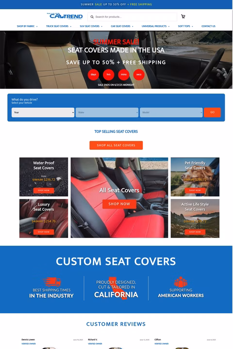 Caltrend Homepage 1440px