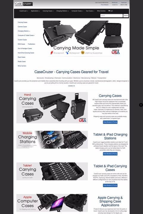 Casecruzer Homepage 1440px