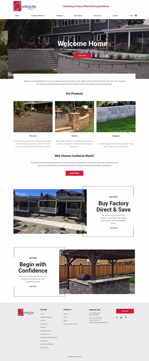 Castlelite-Block Homepage 1440px