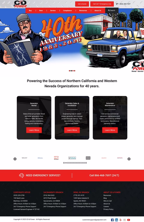 Cd-Power Homepage 1440px