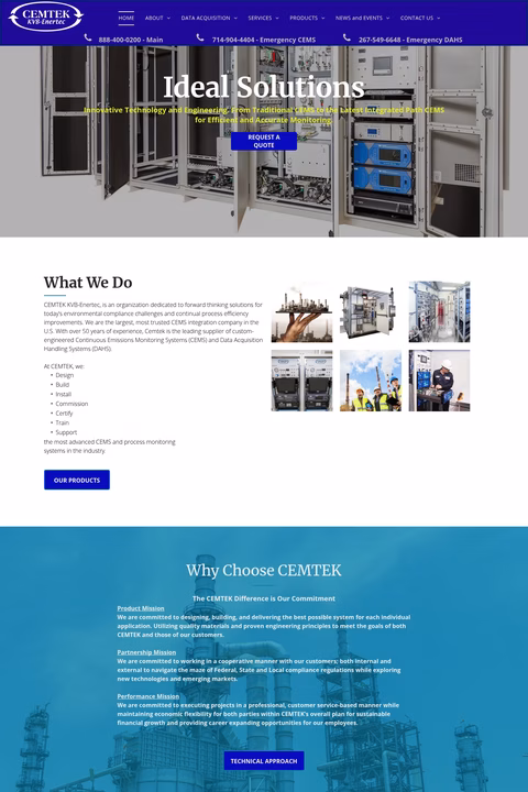 Cemtek-Environmental Homepage 1440px