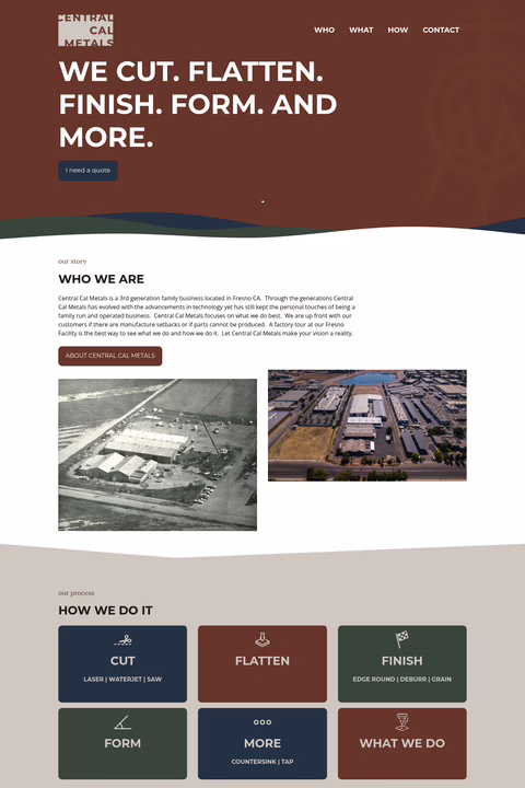 Central-Cal-Metals Homepage 1440px