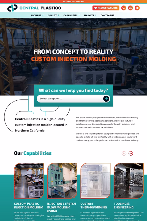 Central-Plastics-Manufacturing Homepage 1440px