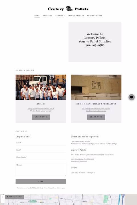 Century-Pallets Homepage 1440px