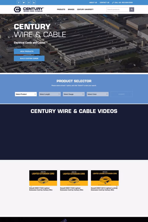 Century-Wire-Cable Homepage 1440px