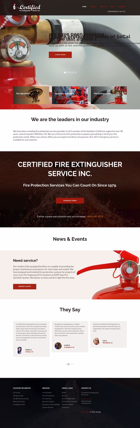Certified-Fire-Extinguisher Homepage 1440px