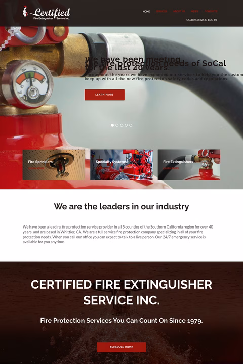 Certified-Fire-Extinguisher Homepage 1440px