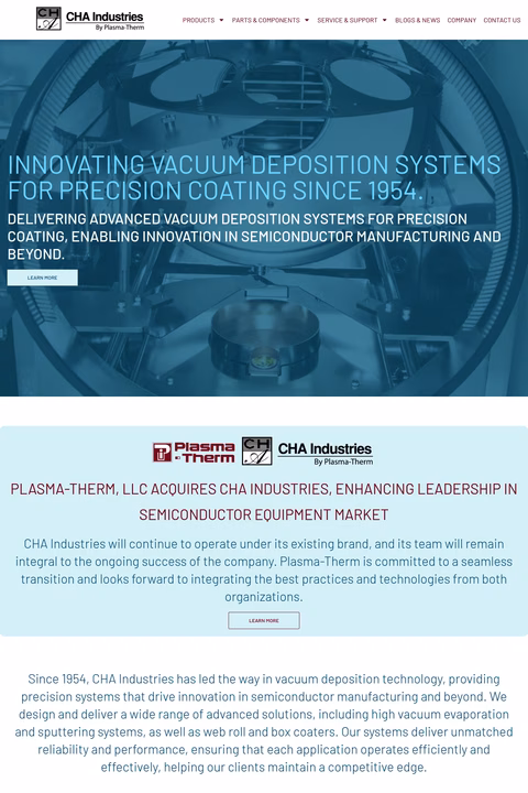 Cha-Industries Homepage 1440px