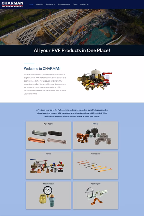 Charman-Manufacturing Homepage 1440px