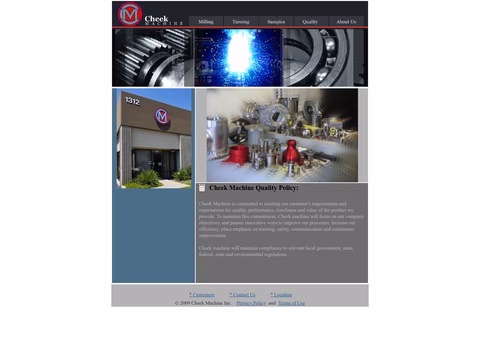 Cheek-Machine Homepage 1440px