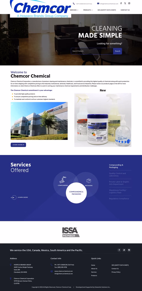 Chemcor-Chemical Homepage 1440px