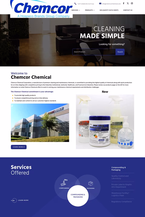 Chemcor-Chemical Homepage 1440px