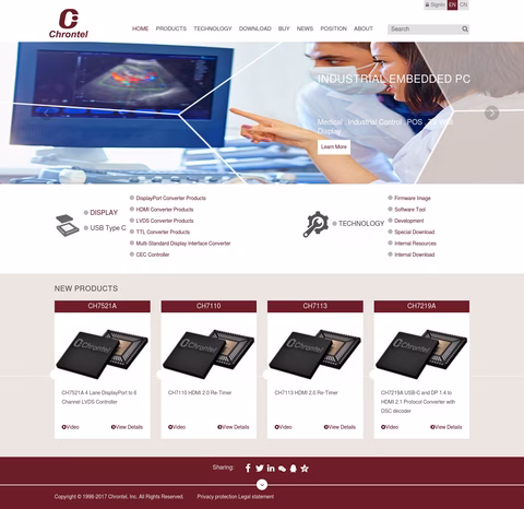 Chrontel-Inc Homepage 1440px