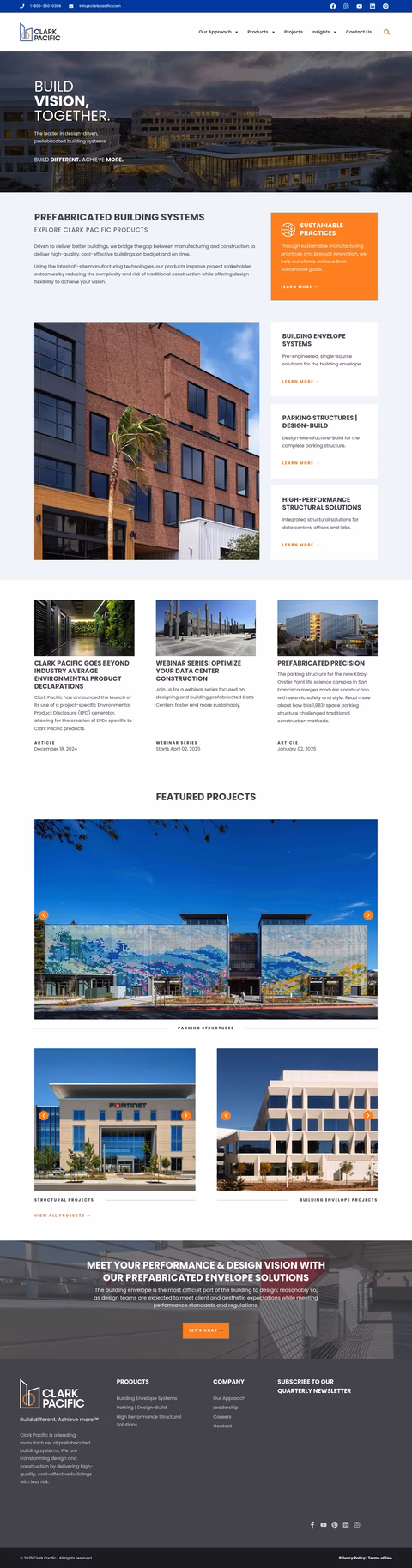 Clark-Pacific Homepage 1440px