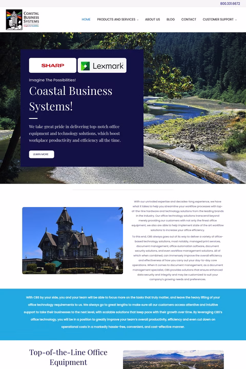 Coastal-Business-Systems Homepage 1440px