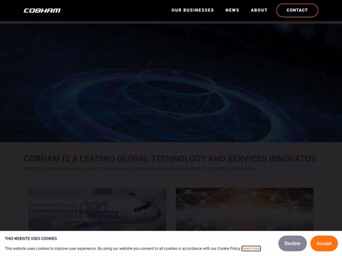 Cobham Homepage 1440px