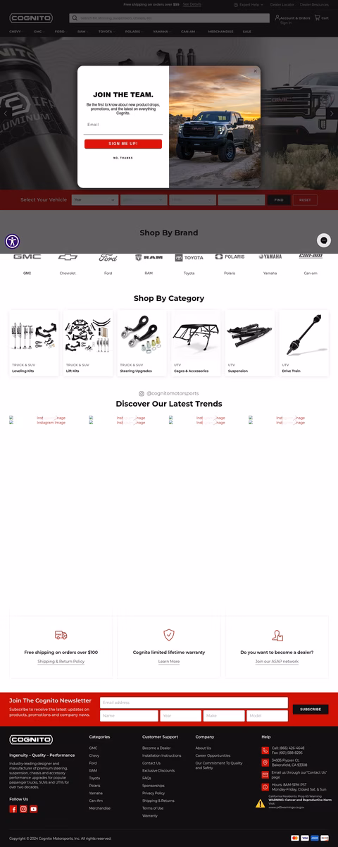 Cognito-Motorsports Homepage 1440px