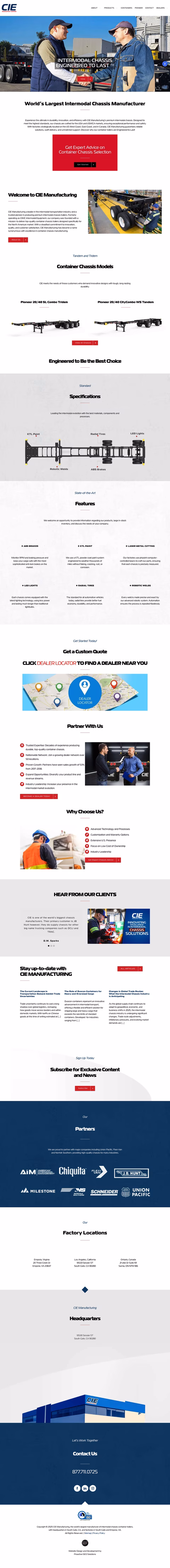 Cie-Manufacturing Homepage 1440px