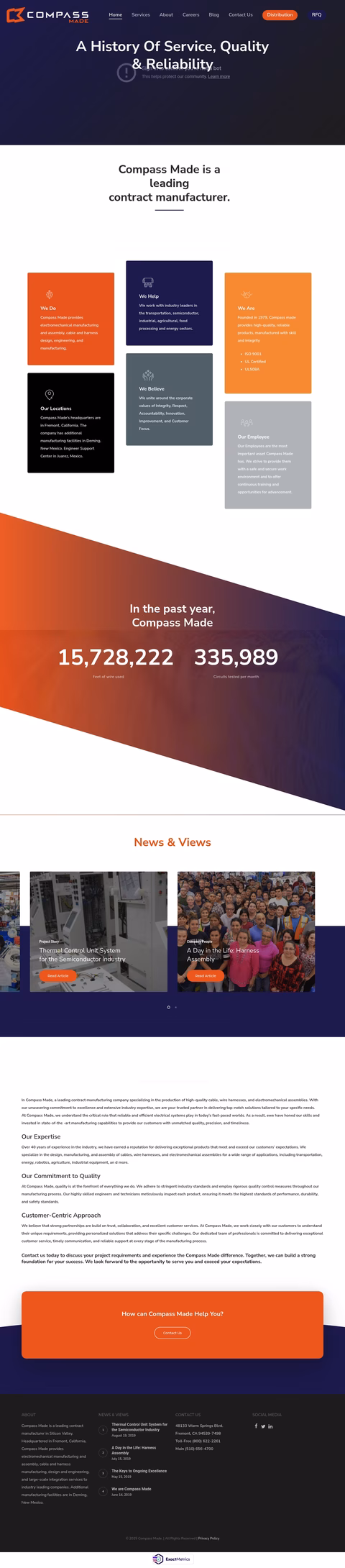 Compass-Components-Inc Homepage 1440px