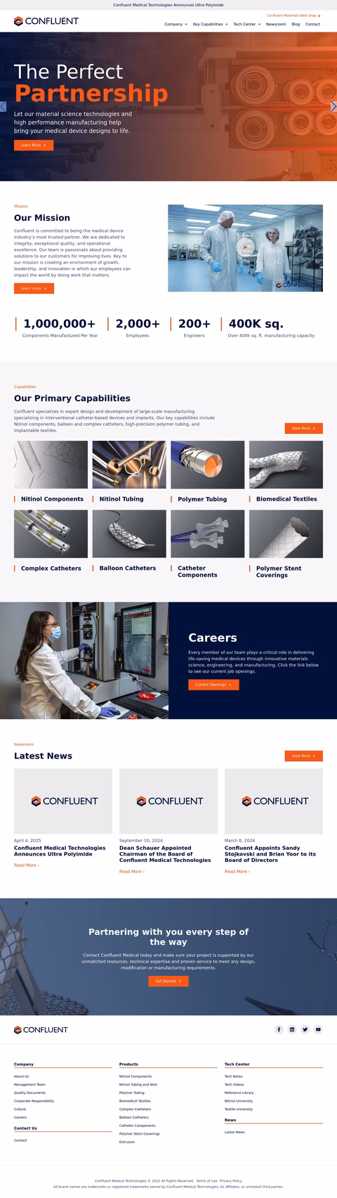 Confluent-Medical Homepage 1440px