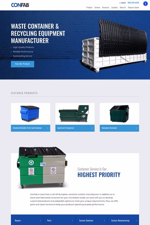 Consolidated-Fabricators Homepage 1440px