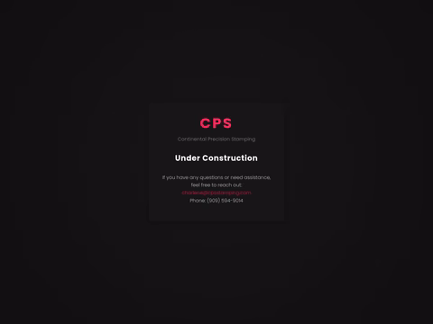 Continental-Precision-Stamping Homepage 1440px