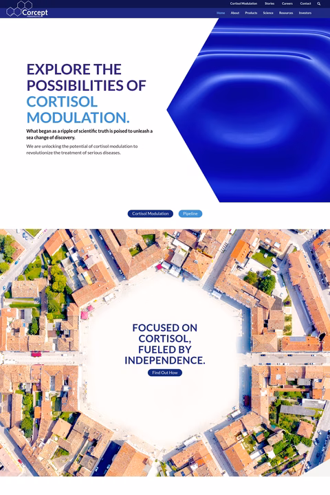 Corcept-Therapeutics Homepage 1440px