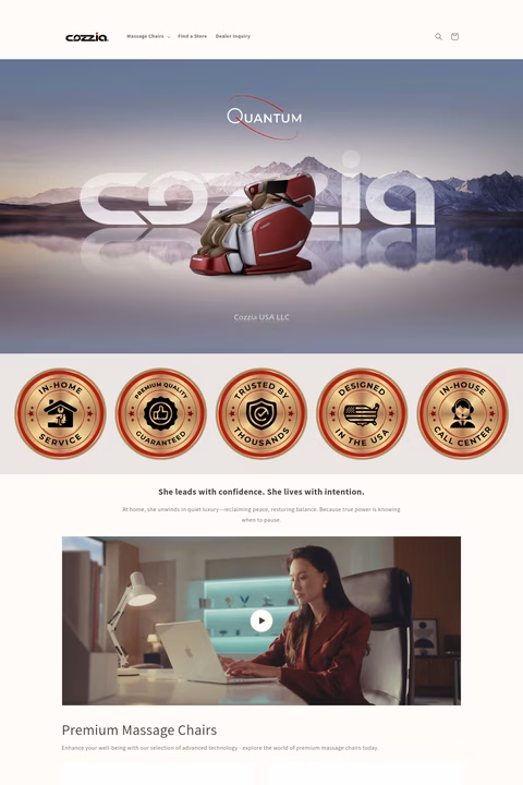 Cozzia-Usa Homepage 1440px