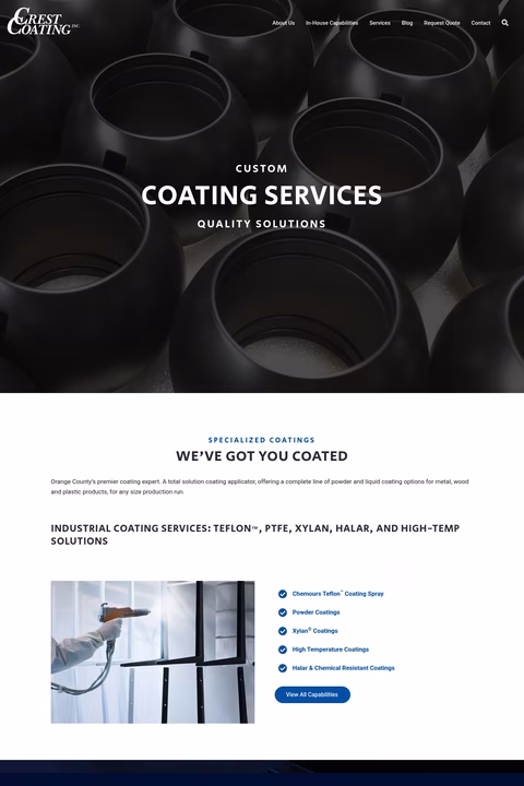 Crest-Coating-Inc Homepage 1440px
