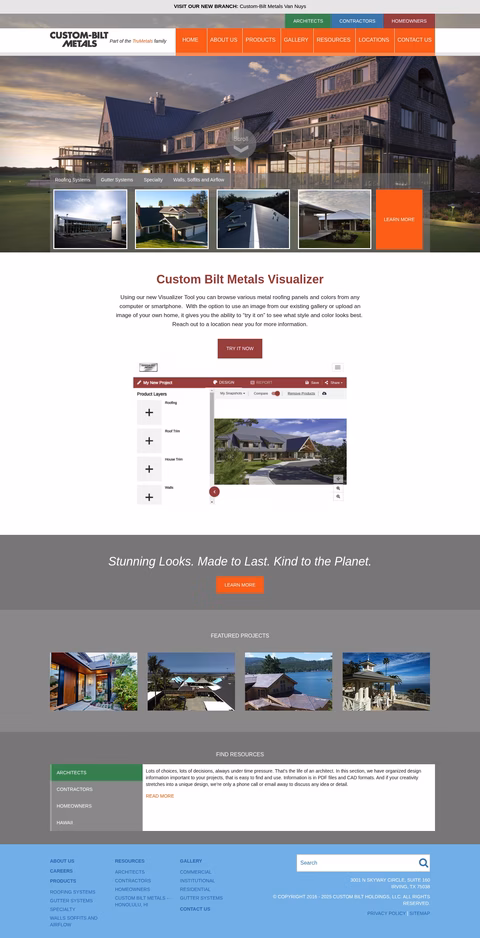 Custom-Bilt-Metals Homepage 1440px