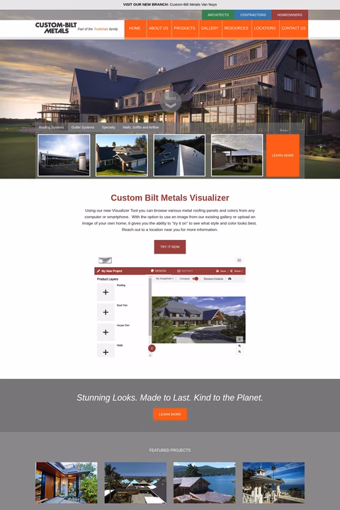 Custom-Bilt-Metals Homepage 1440px